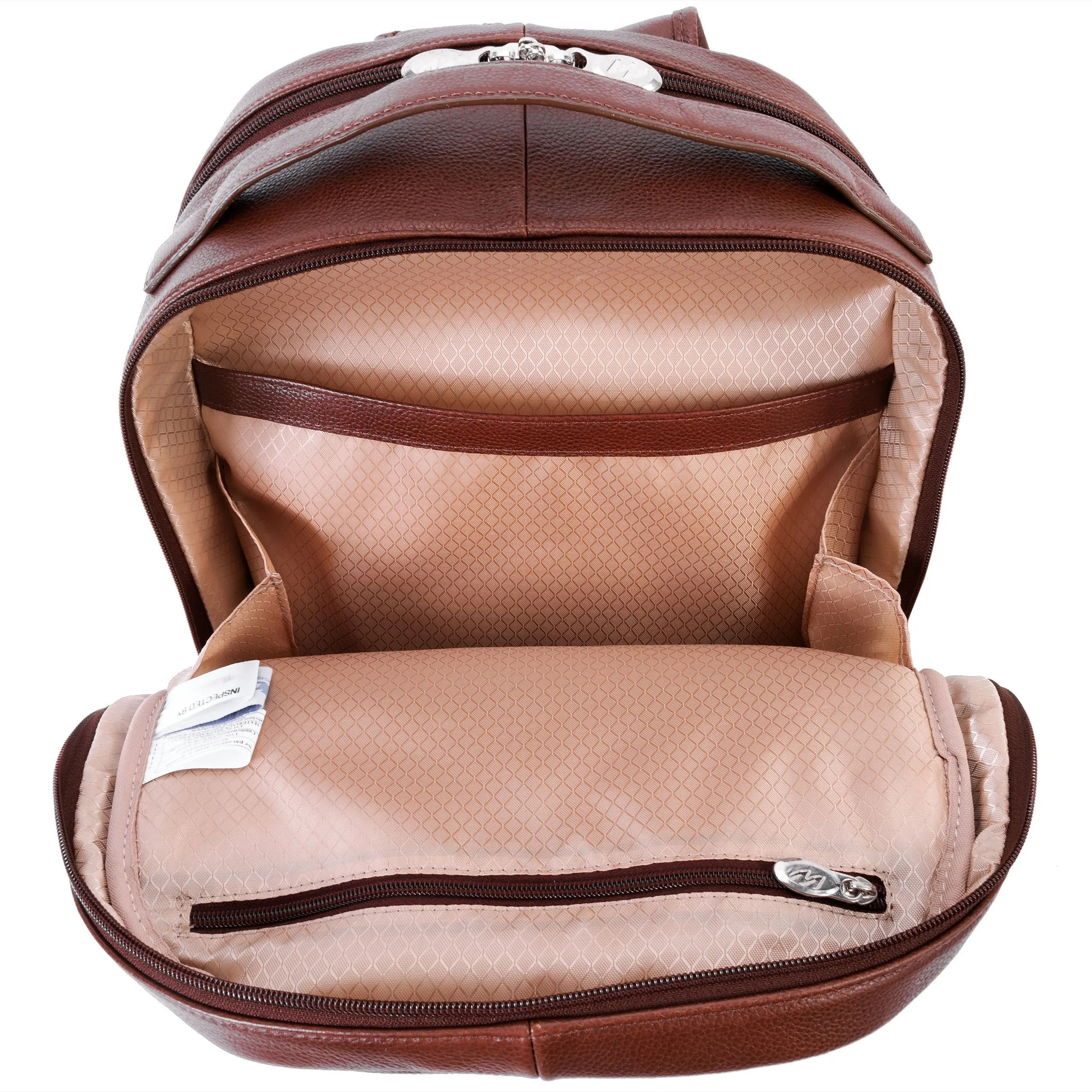 PARKER | 15” Leather Dual-Compartment Laptop Backpack