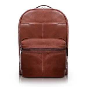 PARKER | 15” Leather Dual-Compartment Laptop Backpack