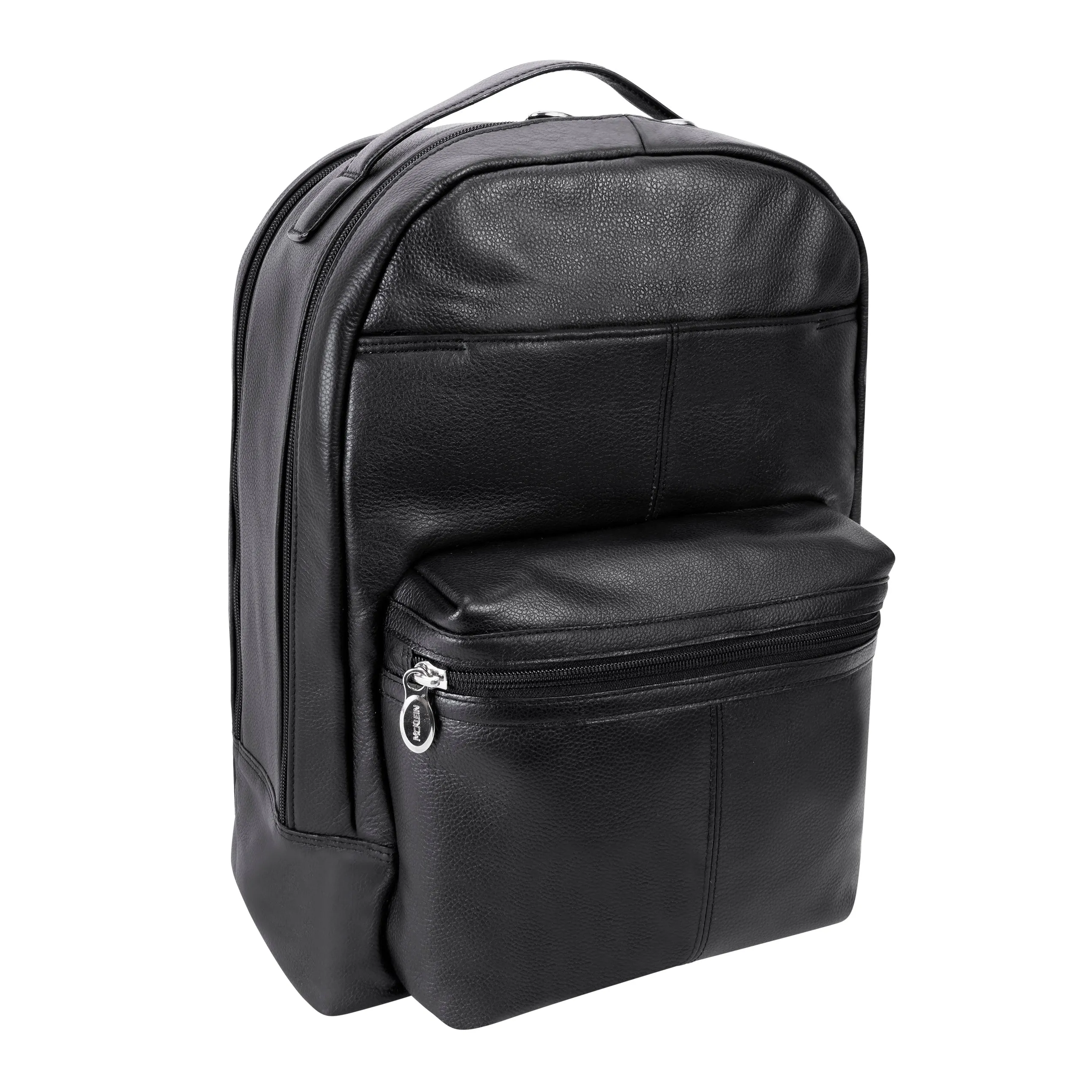 PARKER | 15” Leather Dual-Compartment Laptop Backpack