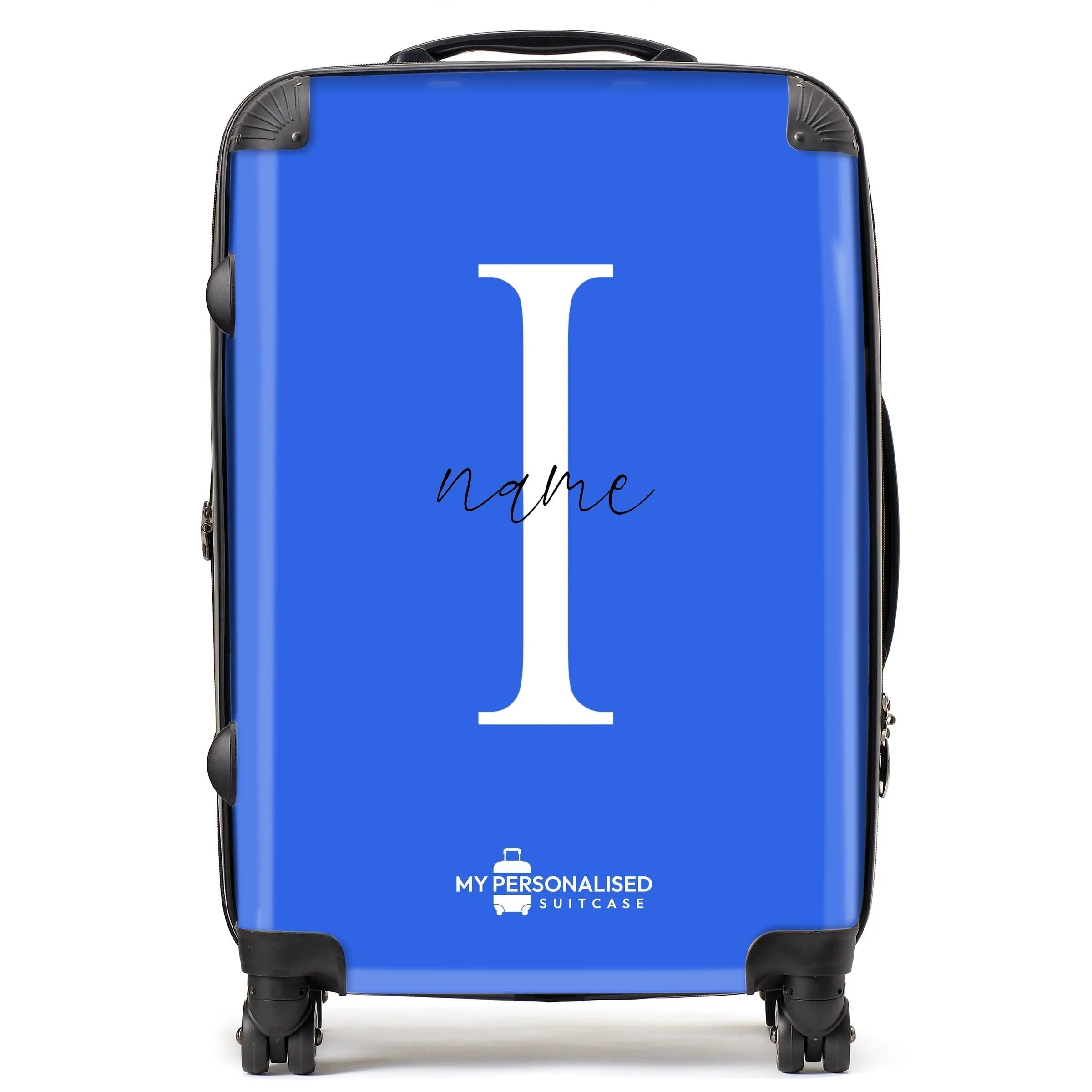 Personalised Blue Suitcase