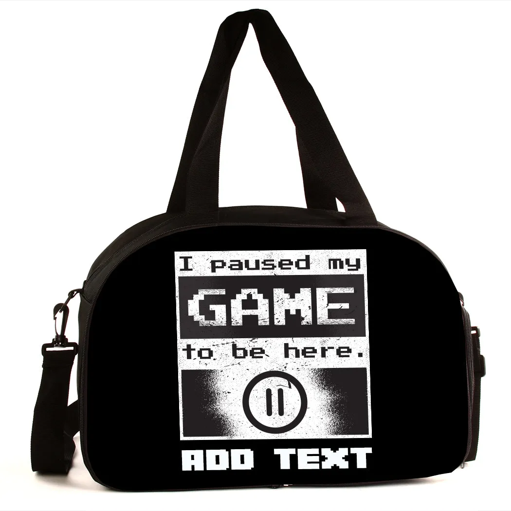 Personalized Full Color Backpacks / Lunch Bag / Duffel Bag - Game Pause