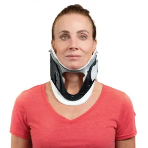 ProCare® Rigid Cervical Collar, One Size Fits Most, Adjustable Height