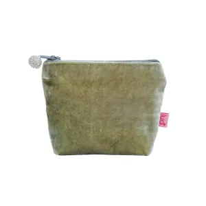 PU415 Dulcet Green Mini Velvet Purse By Lua