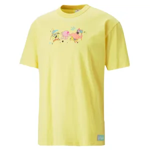 Puma Spongebob Graphic Tee Lucent Yellow