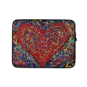 "Heart Scribbles" - Laptop Sleeve