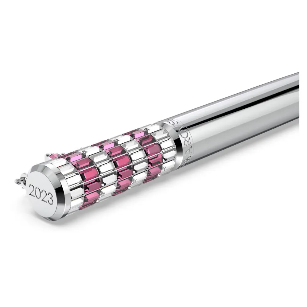 "Swarovski Celebration 2023 ballpoint pen Star, Pink, Chrome plated"