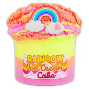 Rainbow Ice-Cream Cake