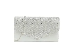 Reese Silver  Clutch