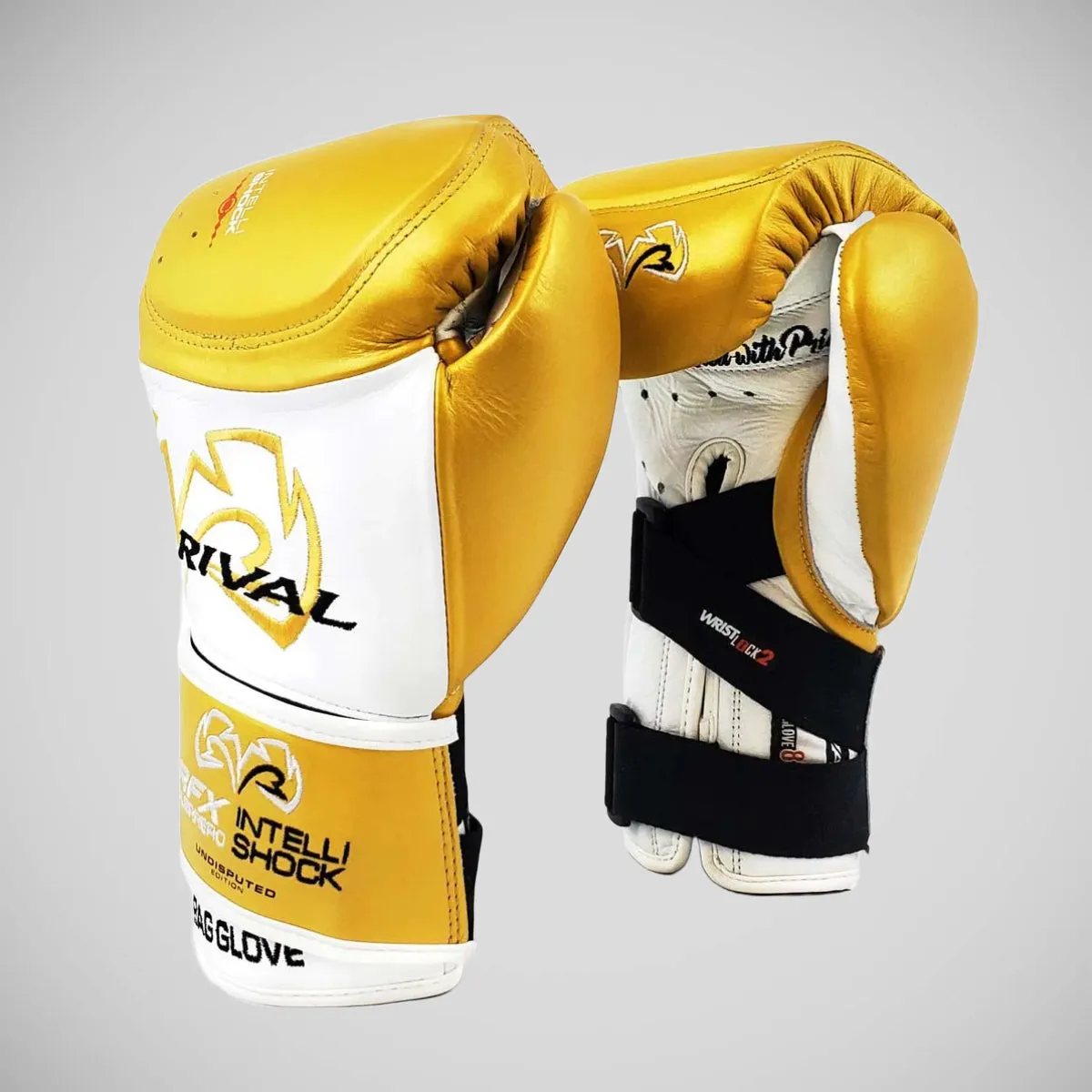 Rival RFX Guerrero Undisputed Edition Intelli-Shock Bag Gloves White/Gold