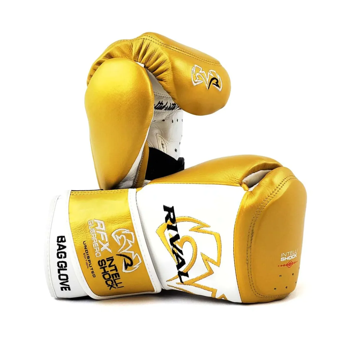 Rival RFX Guerrero Undisputed Edition Intelli-Shock Bag Gloves White/Gold