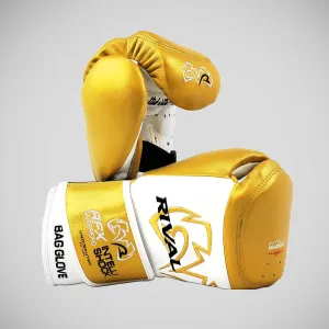 Rival RFX Guerrero Undisputed Edition Intelli-Shock Bag Gloves White/Gold