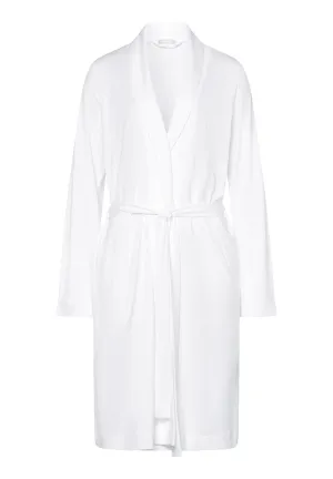 Robe Selection Shawl Collar Cotton Robe | White 77302-101