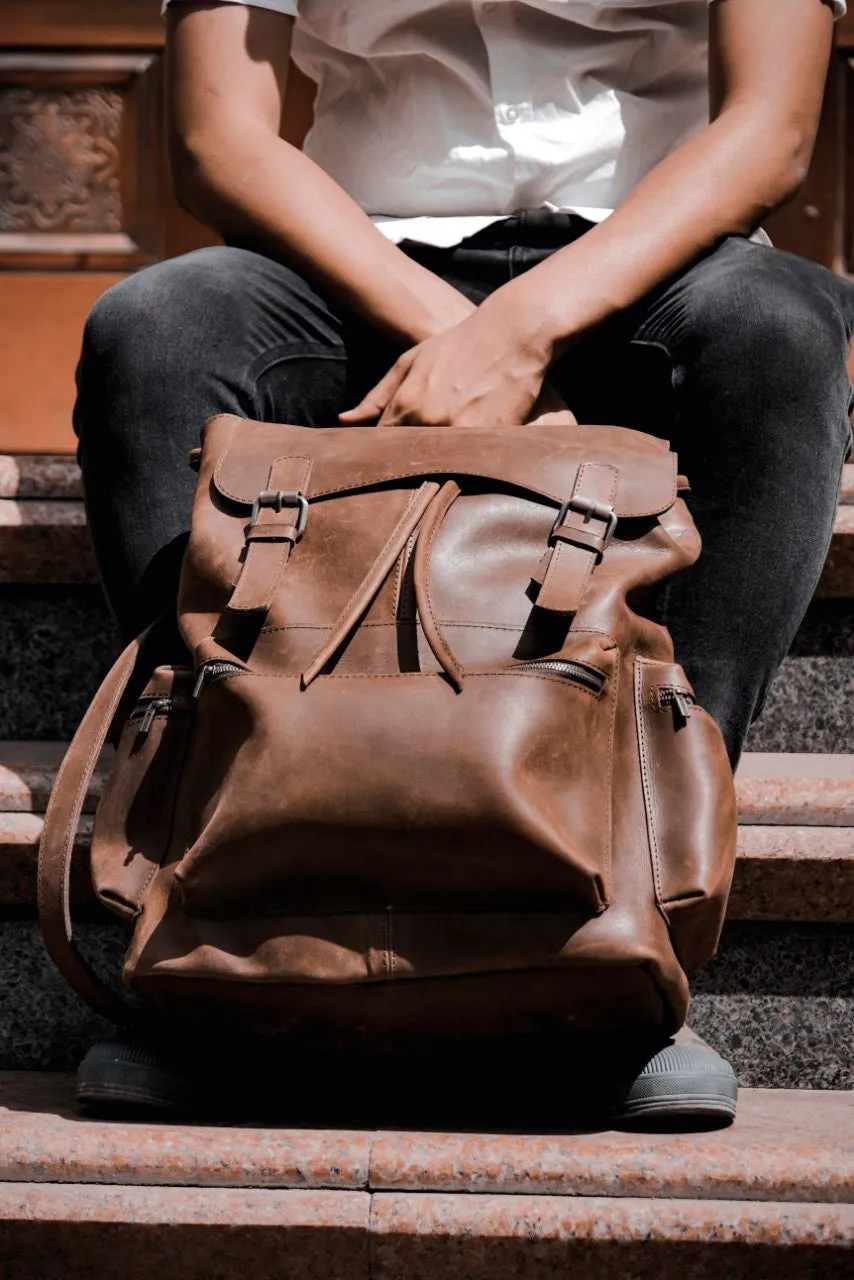 Robel Backpack: Dark Brown