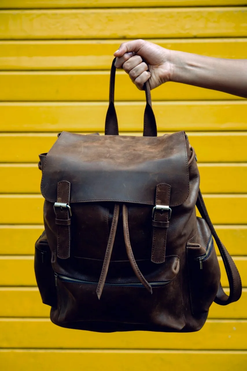 Robel Backpack: Dark Brown