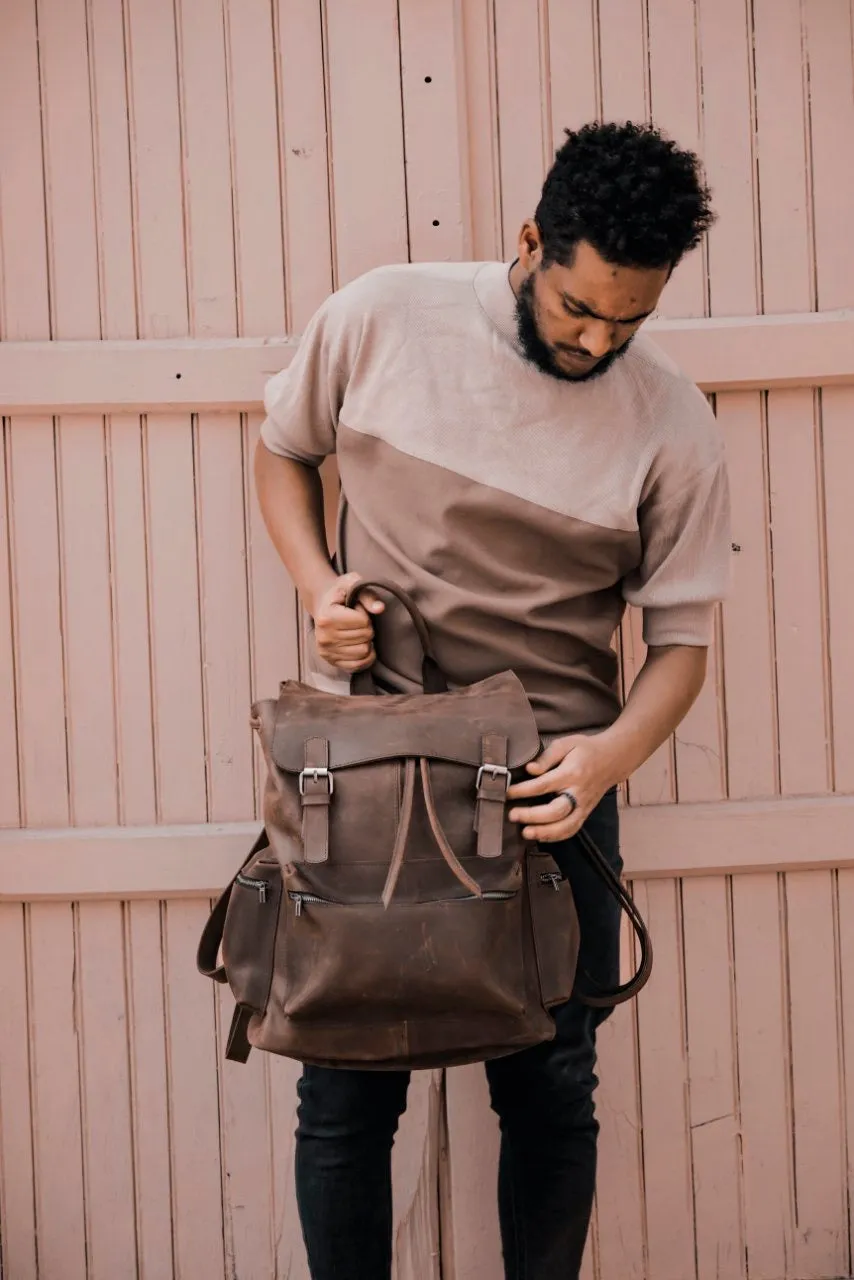 Robel Backpack: Dark Brown