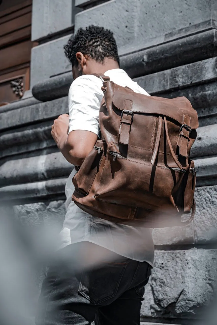 Robel Backpack: Dark Brown