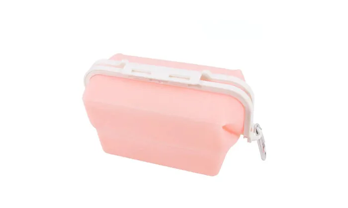 Silicone Foldable Food Storage Bag-Pink