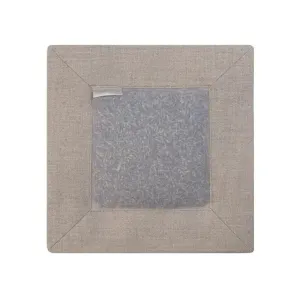 SQUARE LAVENDER SACHET IN NATURAL LINEN