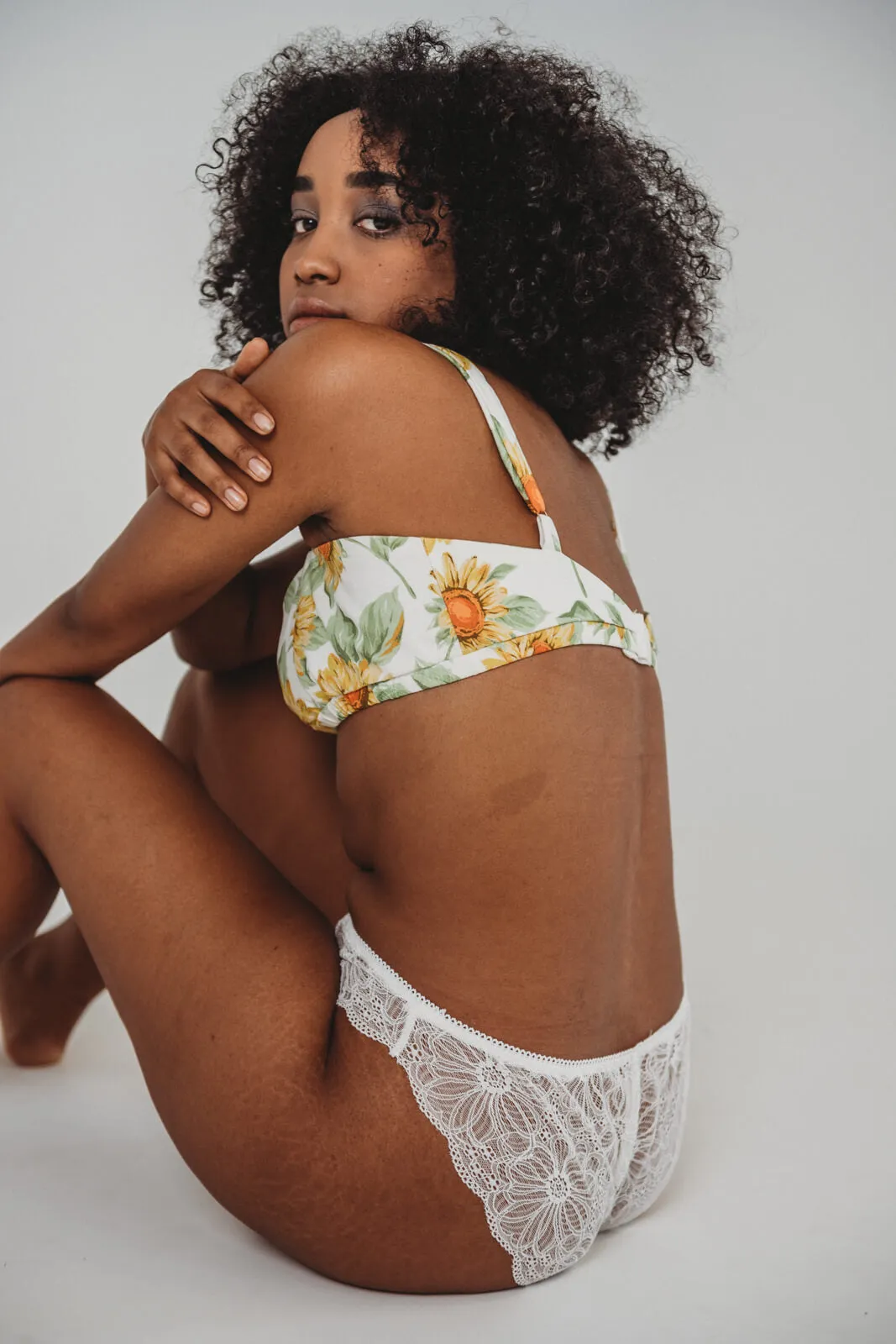 Sunflower Cotton Bralette