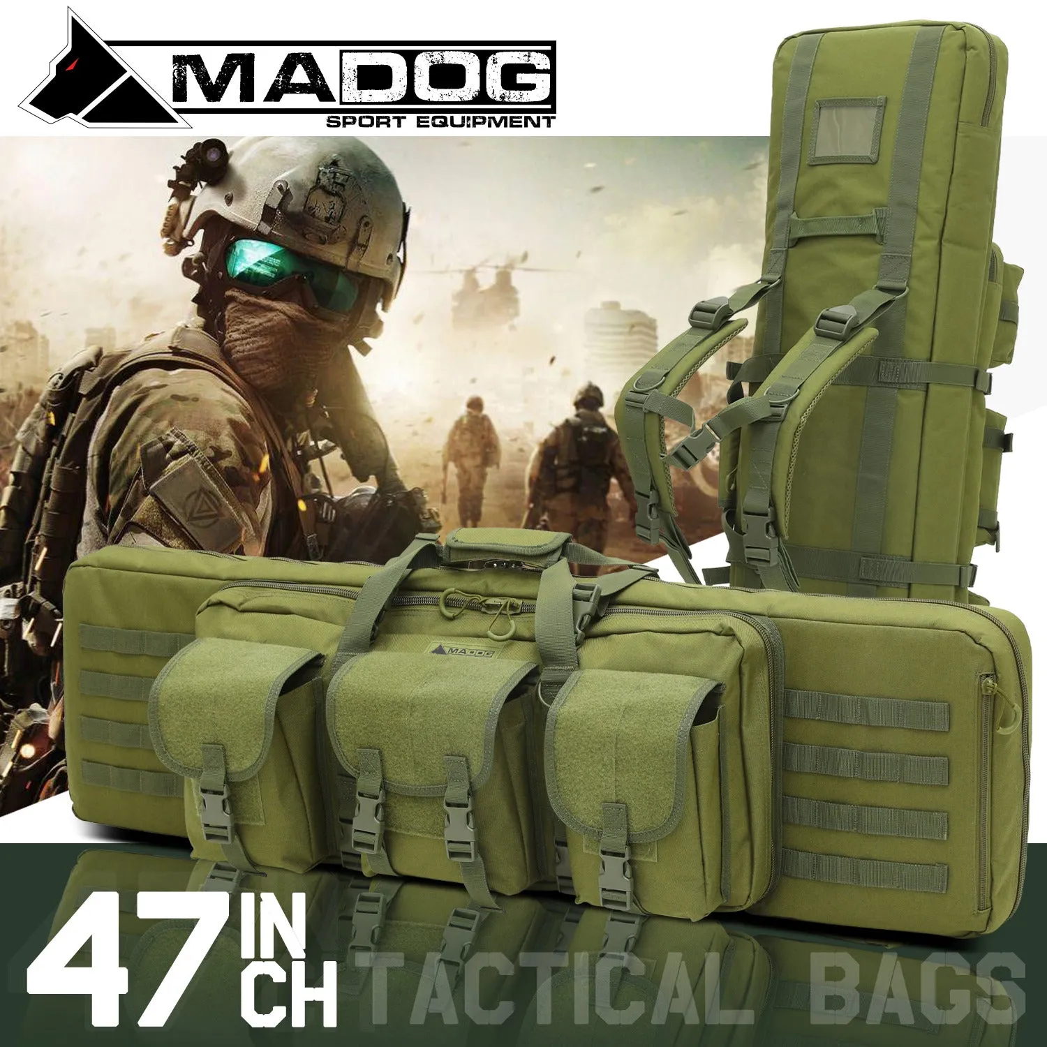 Tactical Gun Bag - 46.5'' Length