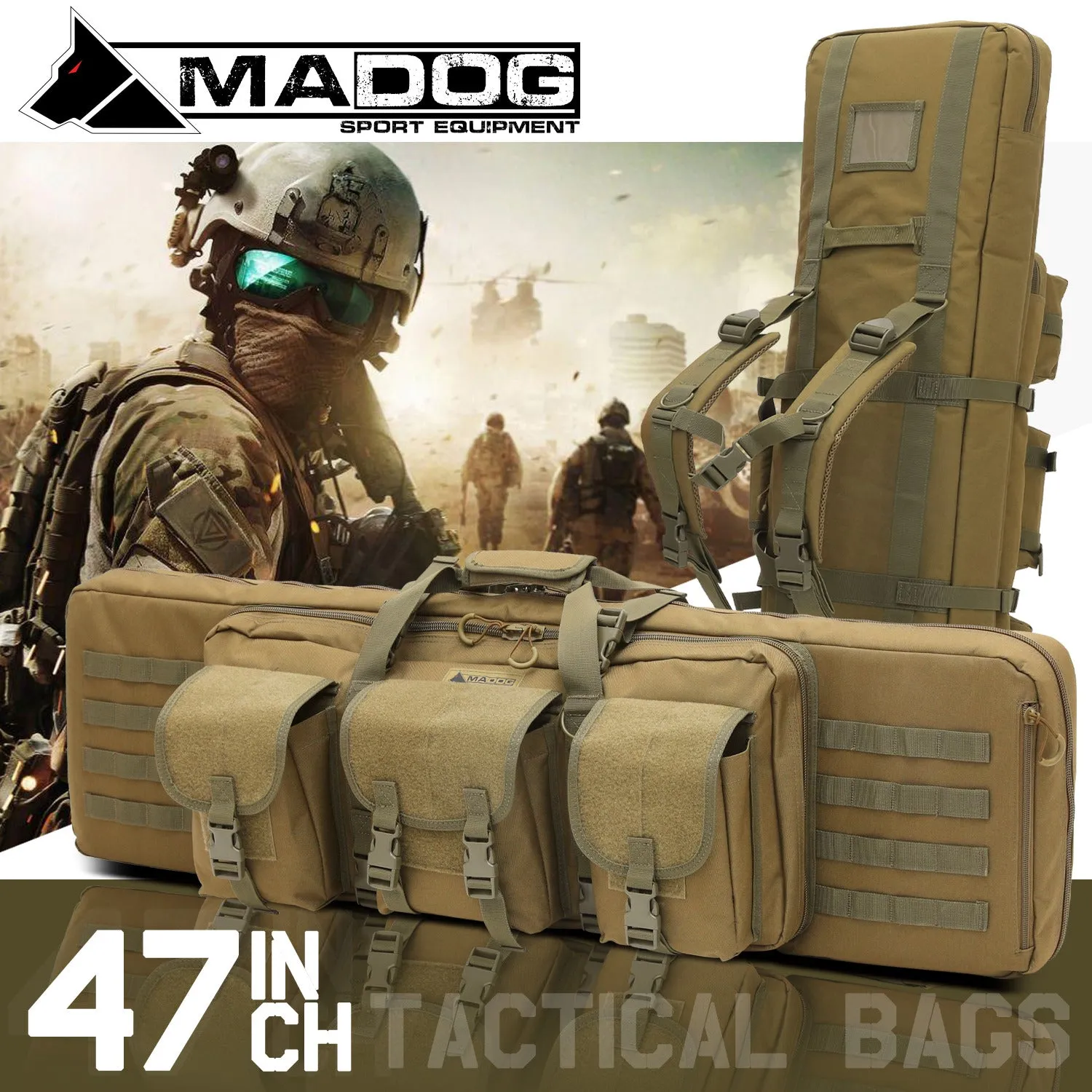 Tactical Gun Bag - 46.5'' Length