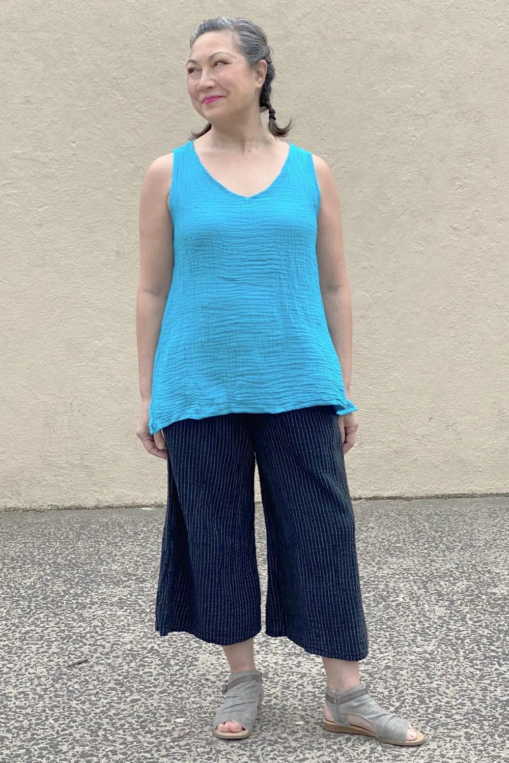 Textured Cotton Tank