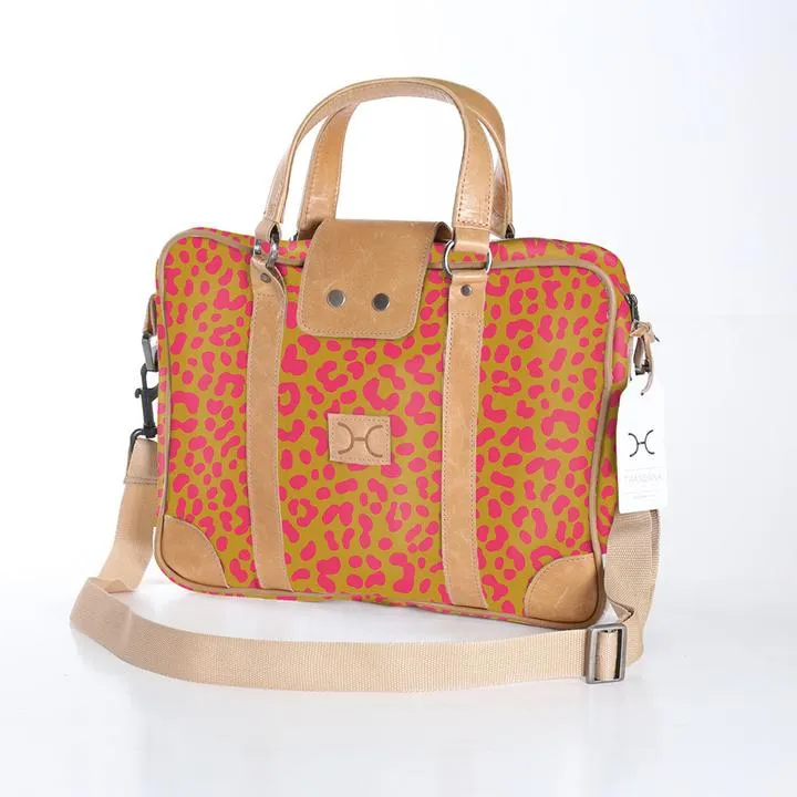 Thandana Laminated Fabric Laptop Bag