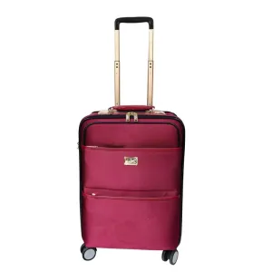 The Clownfish Aether Series Small: Cabin Trolley Bag - TSA Lock, 40L | 20 inch | Wine