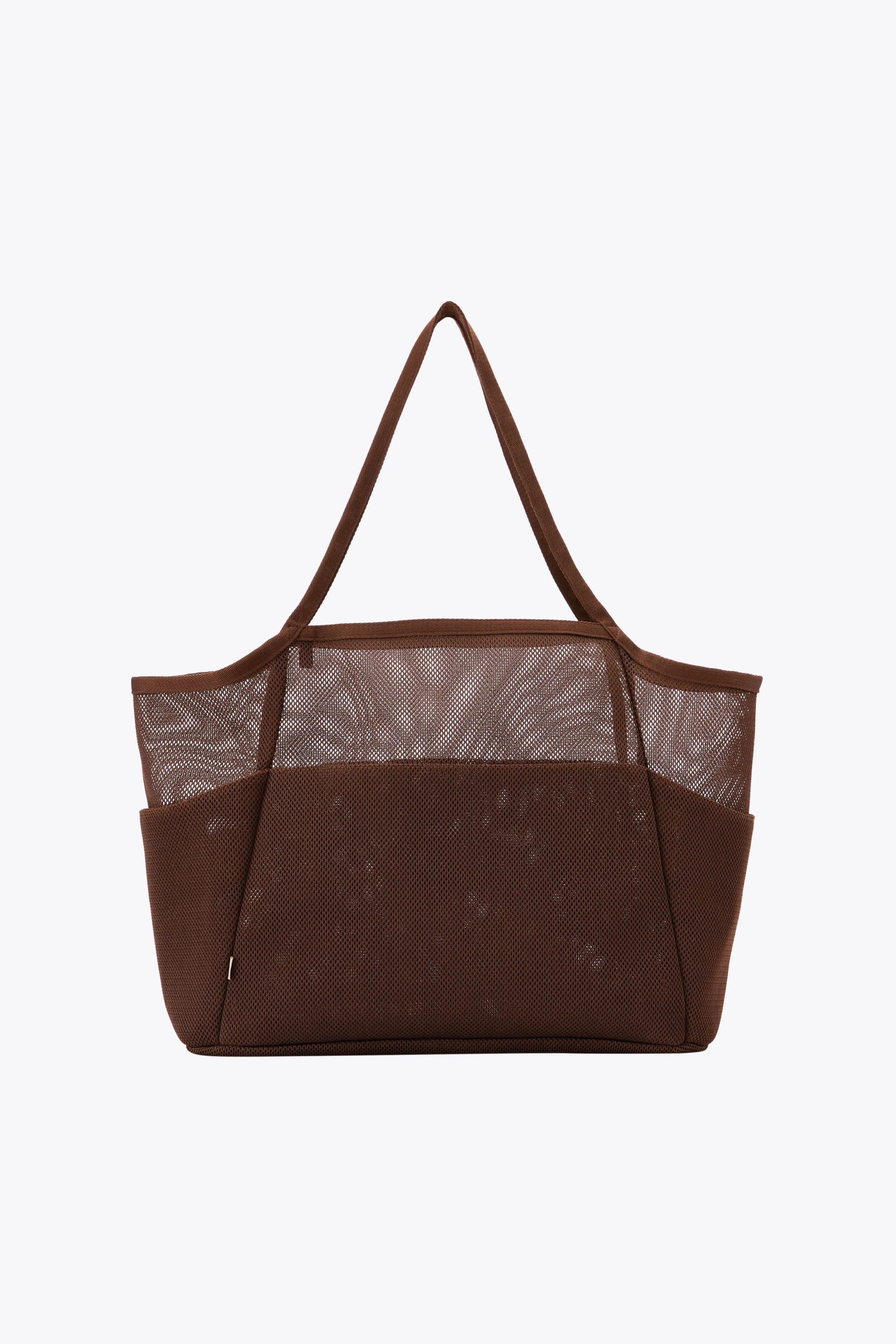 The Mesh Beach Tote in Maple