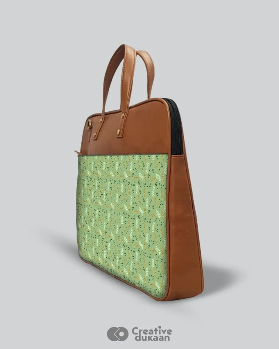 The Mint - The Vegan Leather Laptop Bag