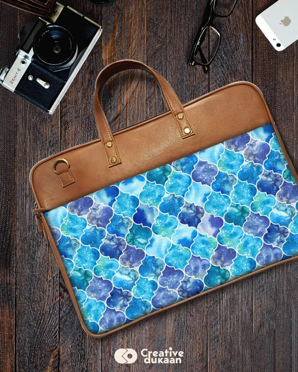 The Sapphire - The Vegan Leather Laptop Bag