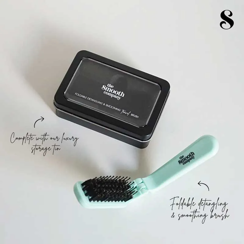 The Smooth Company Foldable Smoothing Travel Hairbrush