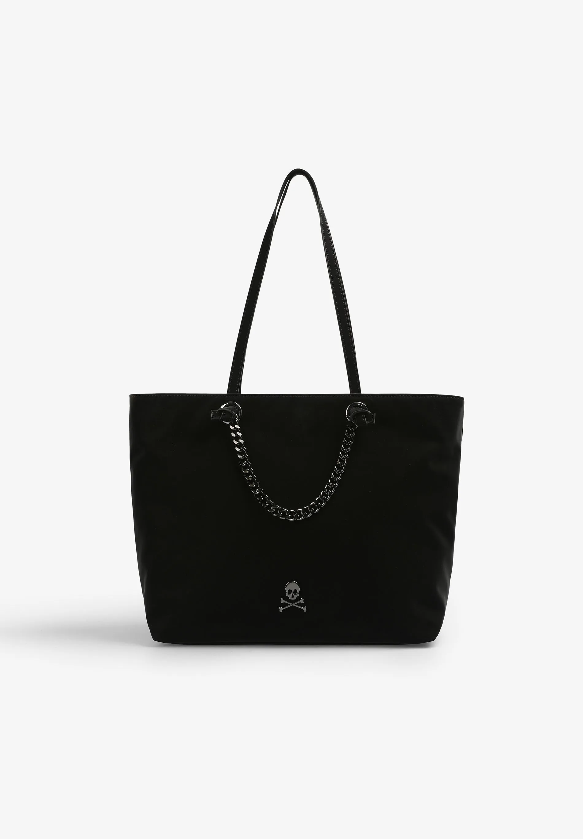 TOTE BAG WITH CHAIN DETAIL