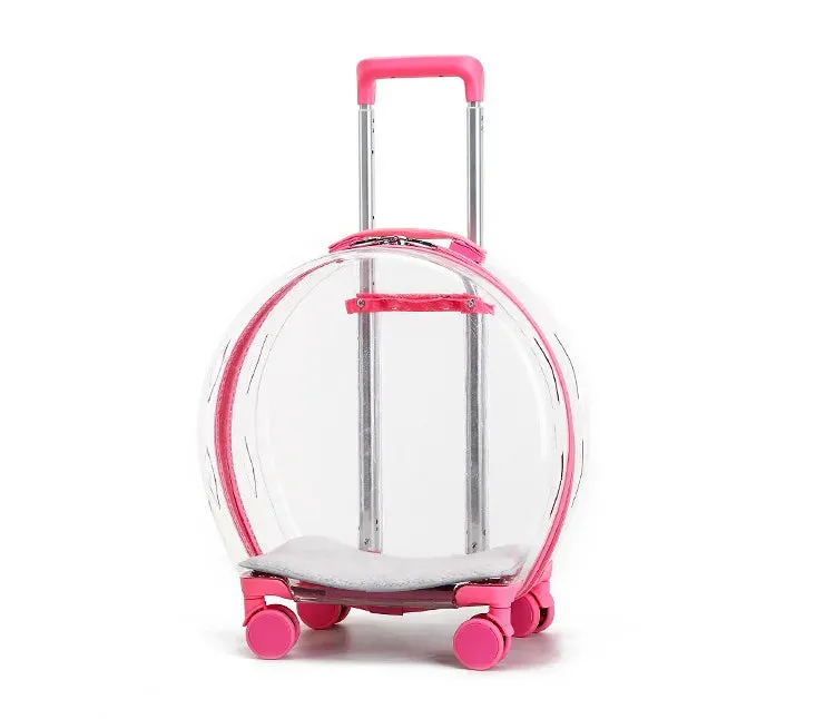 Transparent Pet Suitcase