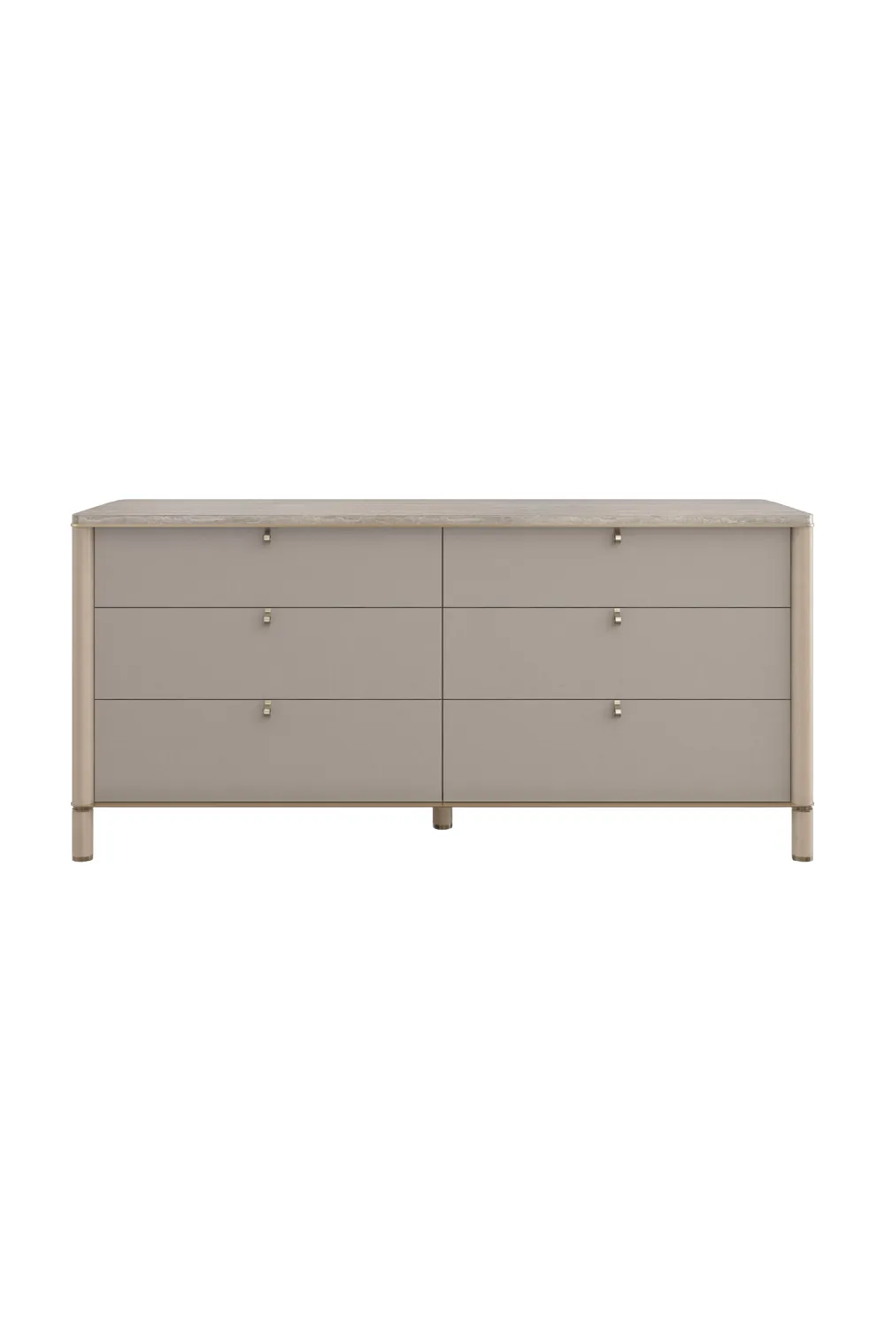 Travertine Top Beige Dresser | Caracole Balance