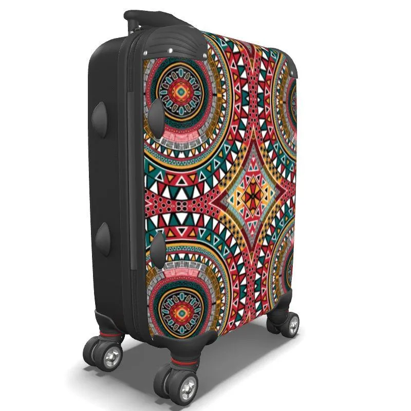 Tribal Kaleidoscope Design Suitcase