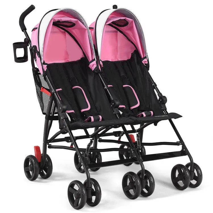 Ultralight Foldable Baby Double Umbrella Stroller