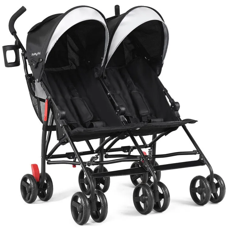 Ultralight Foldable Baby Double Umbrella Stroller