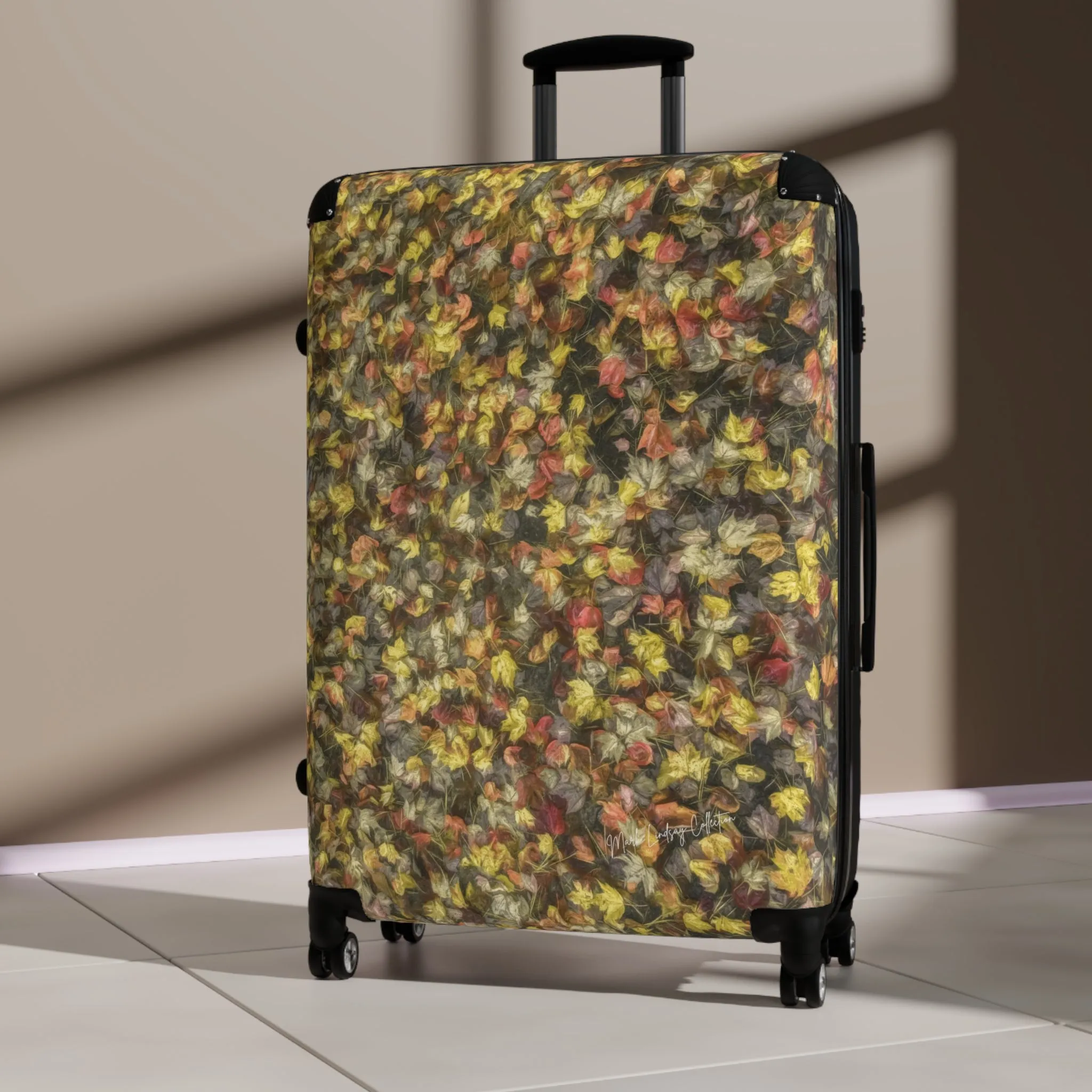 Van Gogh's Leaves of Fall Custom Art Luggage