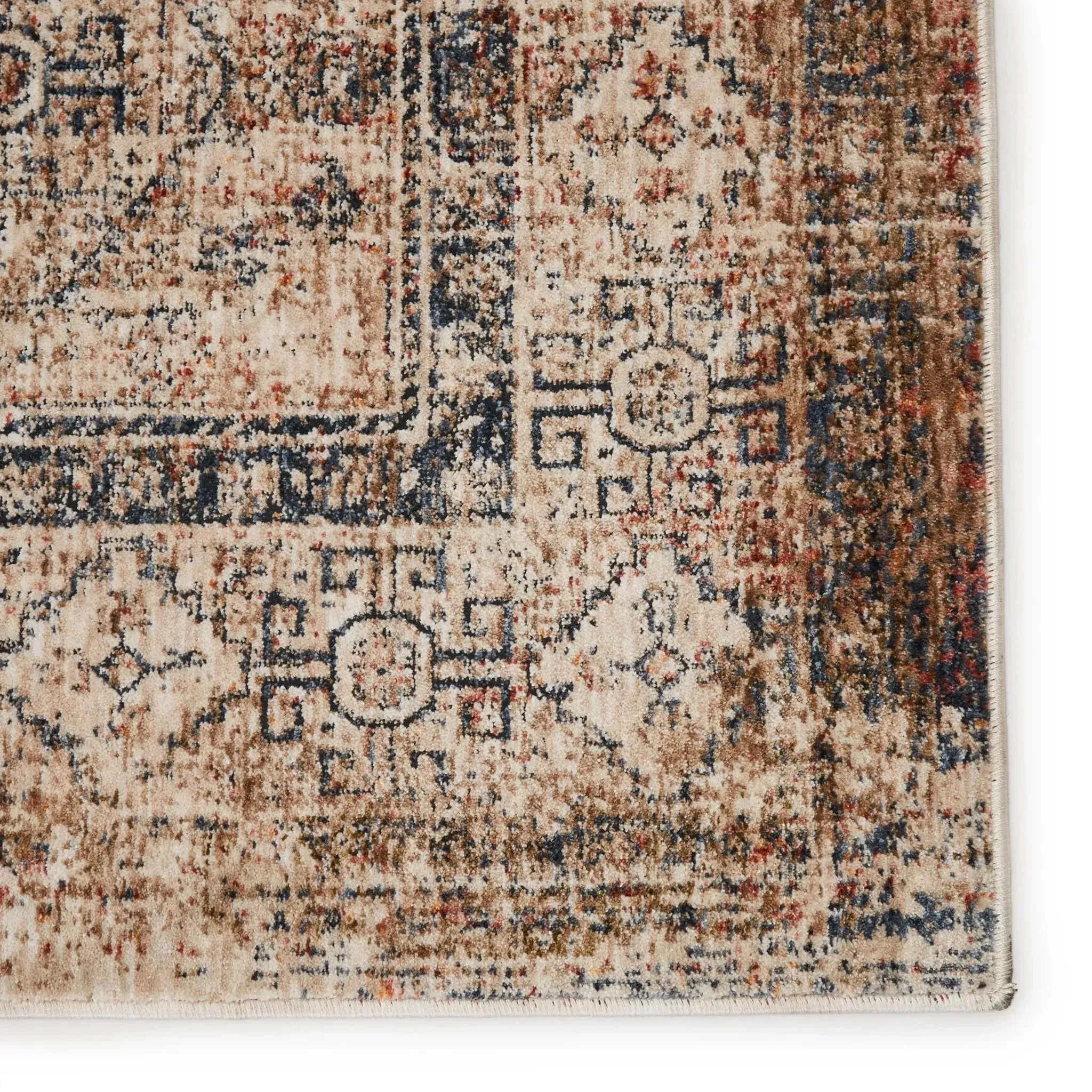 Vanadey VND03 Blue/Light Taupe Rug