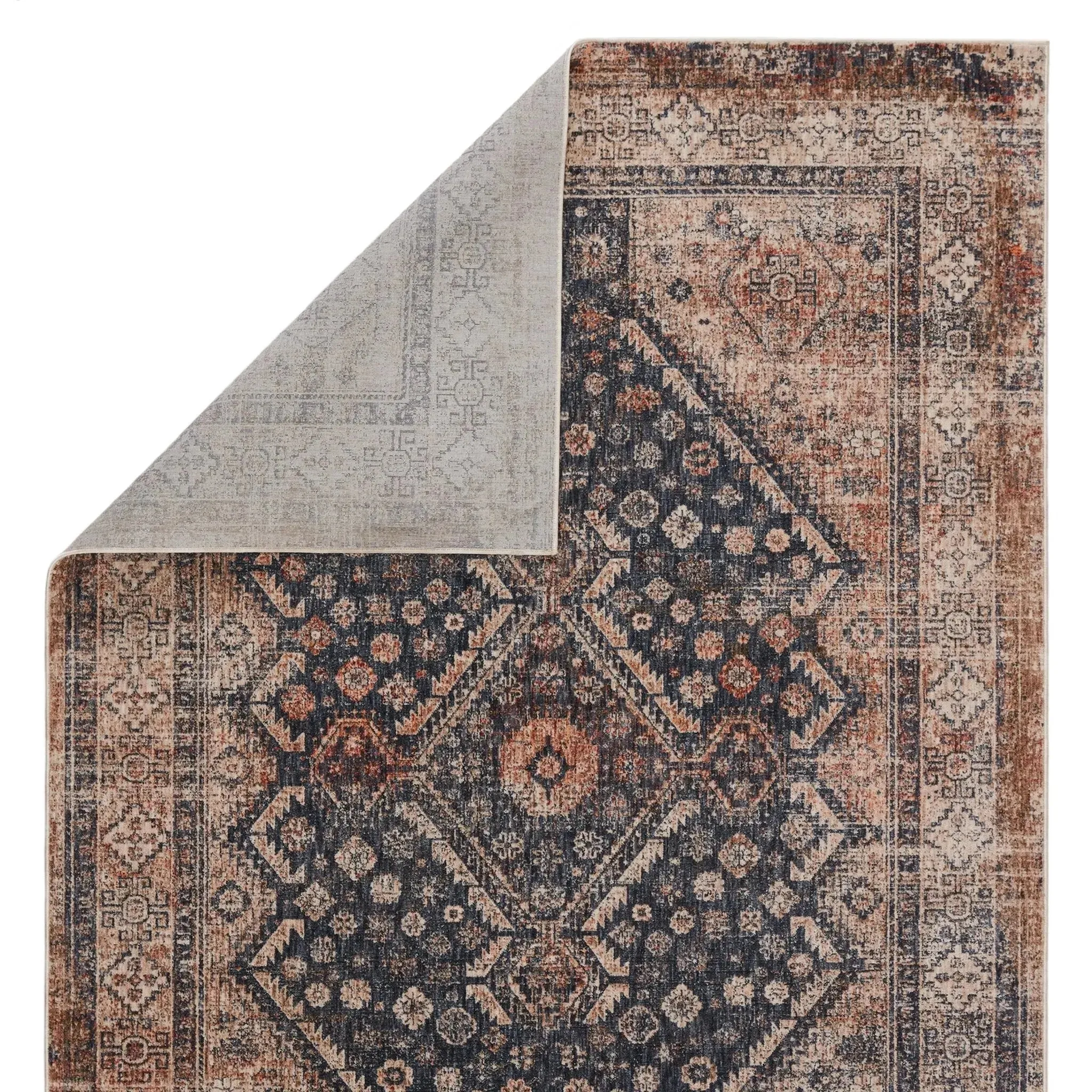 Vanadey VND03 Blue/Light Taupe Rug