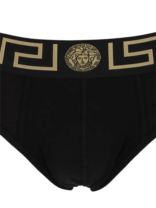 Versace   Pack of 3 stretch cotton briefs 