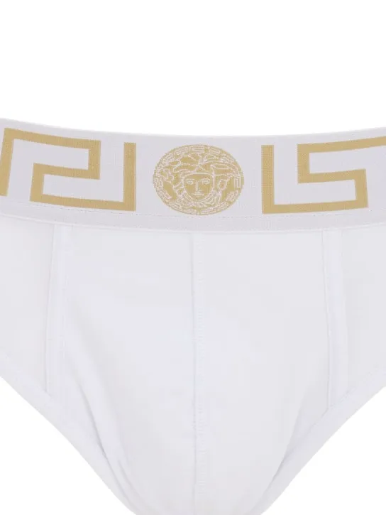 Versace   Pack of 3 stretch cotton briefs 