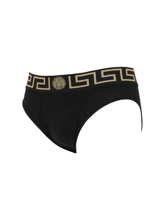 Versace   Pack of 3 stretch cotton briefs 