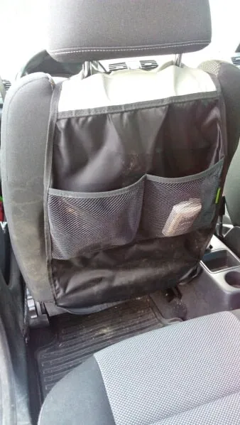 Waterproof Universal Auto Seat Back Organizer Storage Bag Car Seat Back Scuff Dirt Protect Cover For Child Baby Kid kick Mat Pad