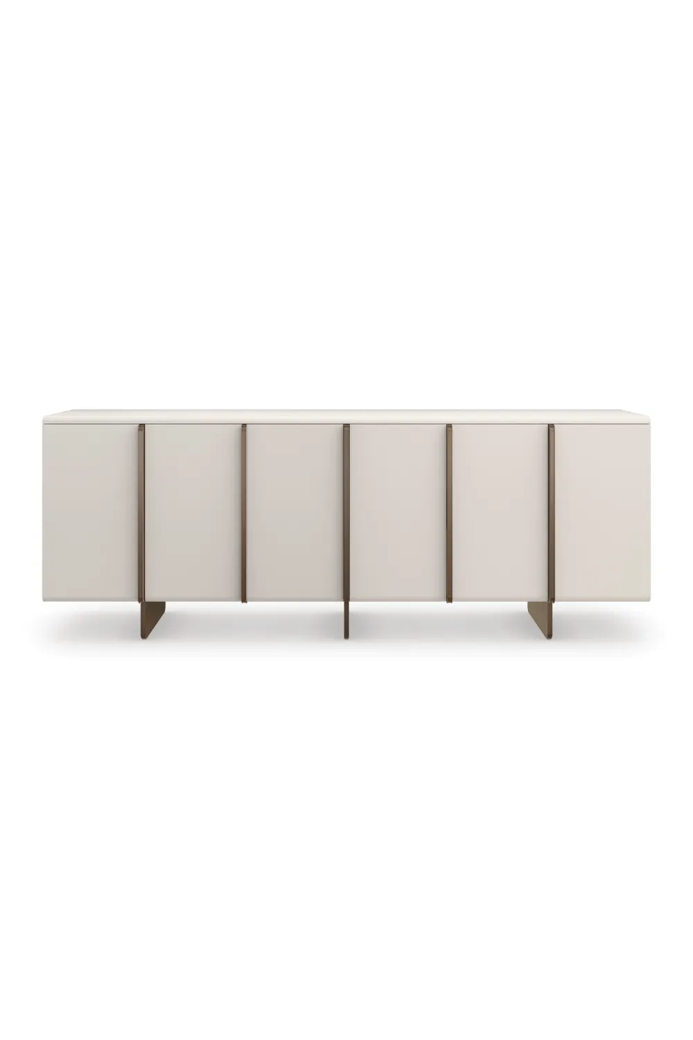 White Modern Credenza | Caracole Emphasis