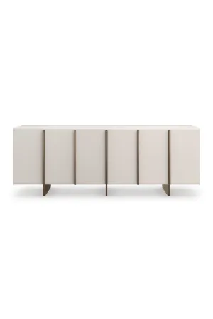 White Modern Credenza | Caracole Emphasis