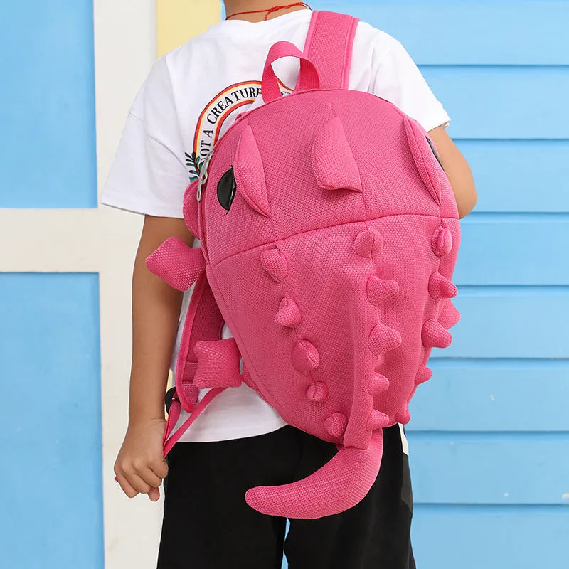 Wholesale Cross-Border Student Schoolbag Male  New Three-Dimensional Cartoon Dinosaur Monster Backpack Children Travel Backpack