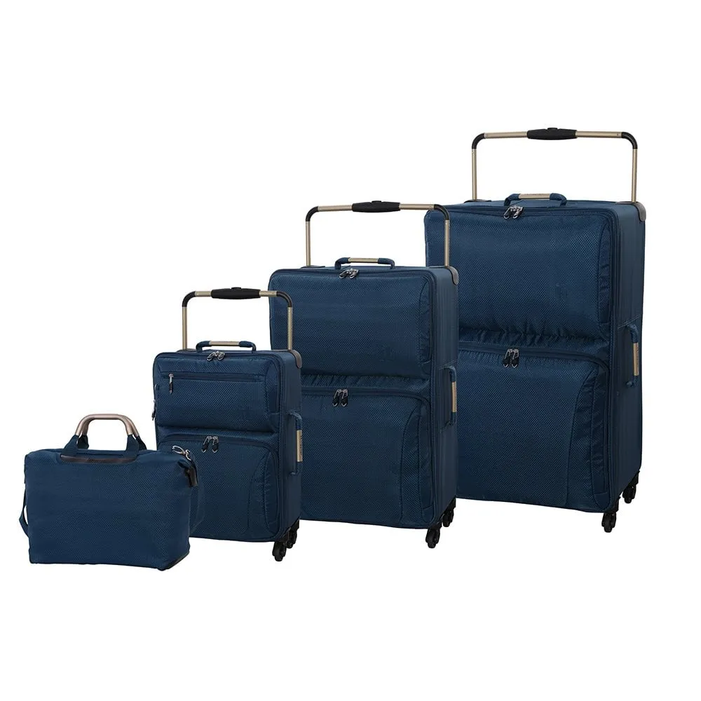 Worlds Lightest 4 Wheel Small Suitcase- Moroccan Blue