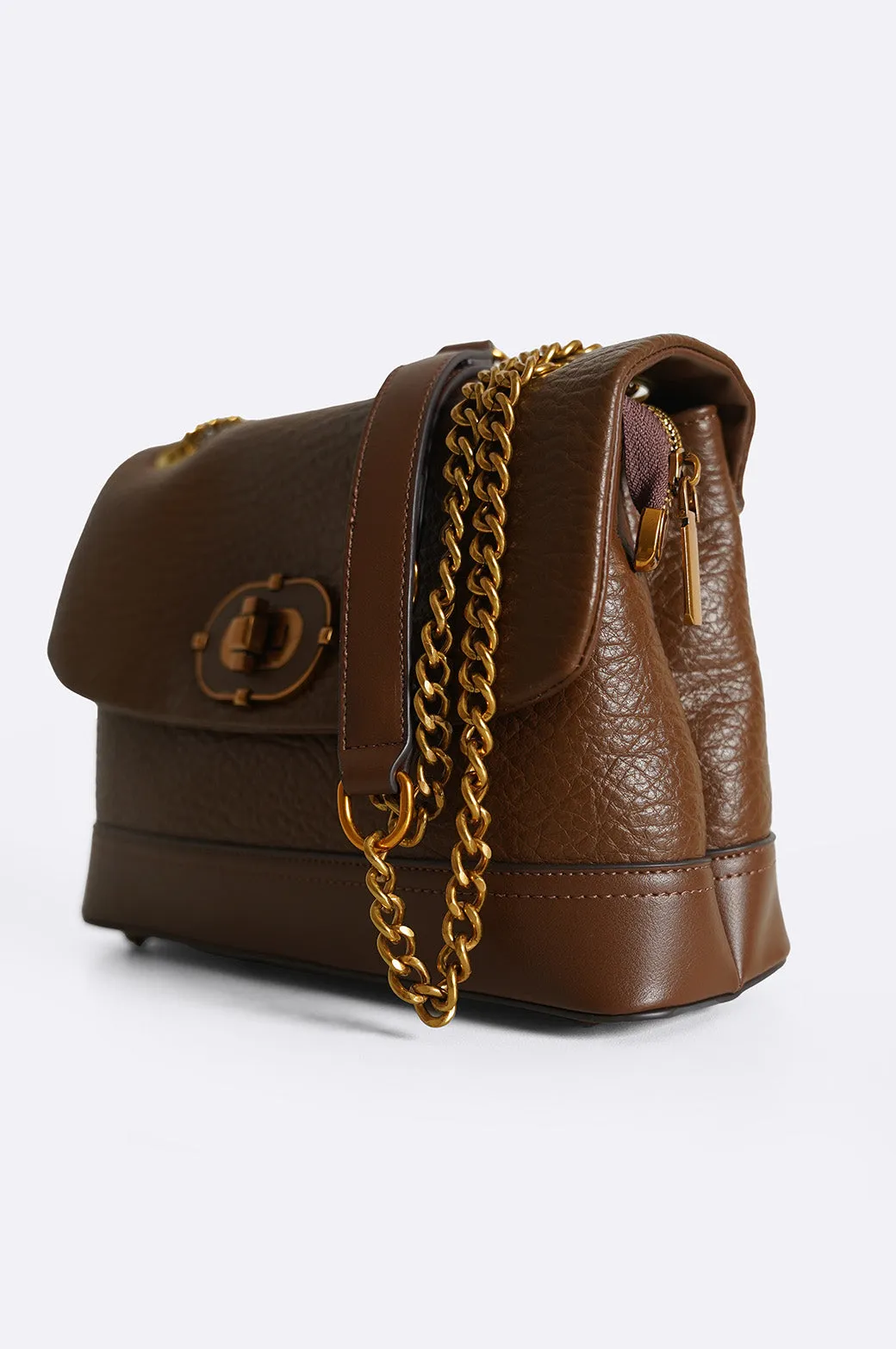 Zenvy Coffee Soraya Shoulder Bag